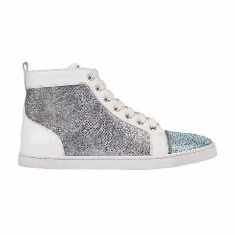 Christian Louboutin Wmns Bip Bip Strass Flat High 'Version Multi Glitter'