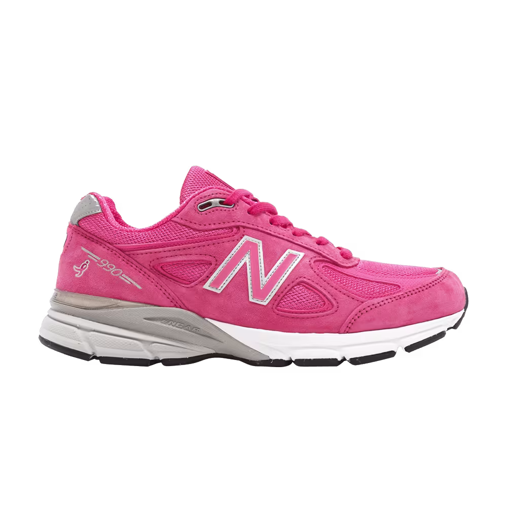 New Balance Women's 990v4 Made in USA Wide Pink Ribbon