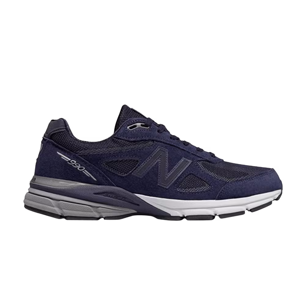 New Balance 990v4 Made In USA Reflective Navy