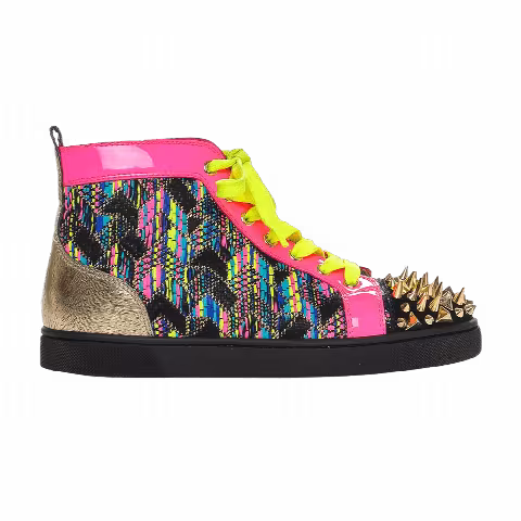 Christian Louboutin Louis Spikes Orlato Flat 'Multi Metal'