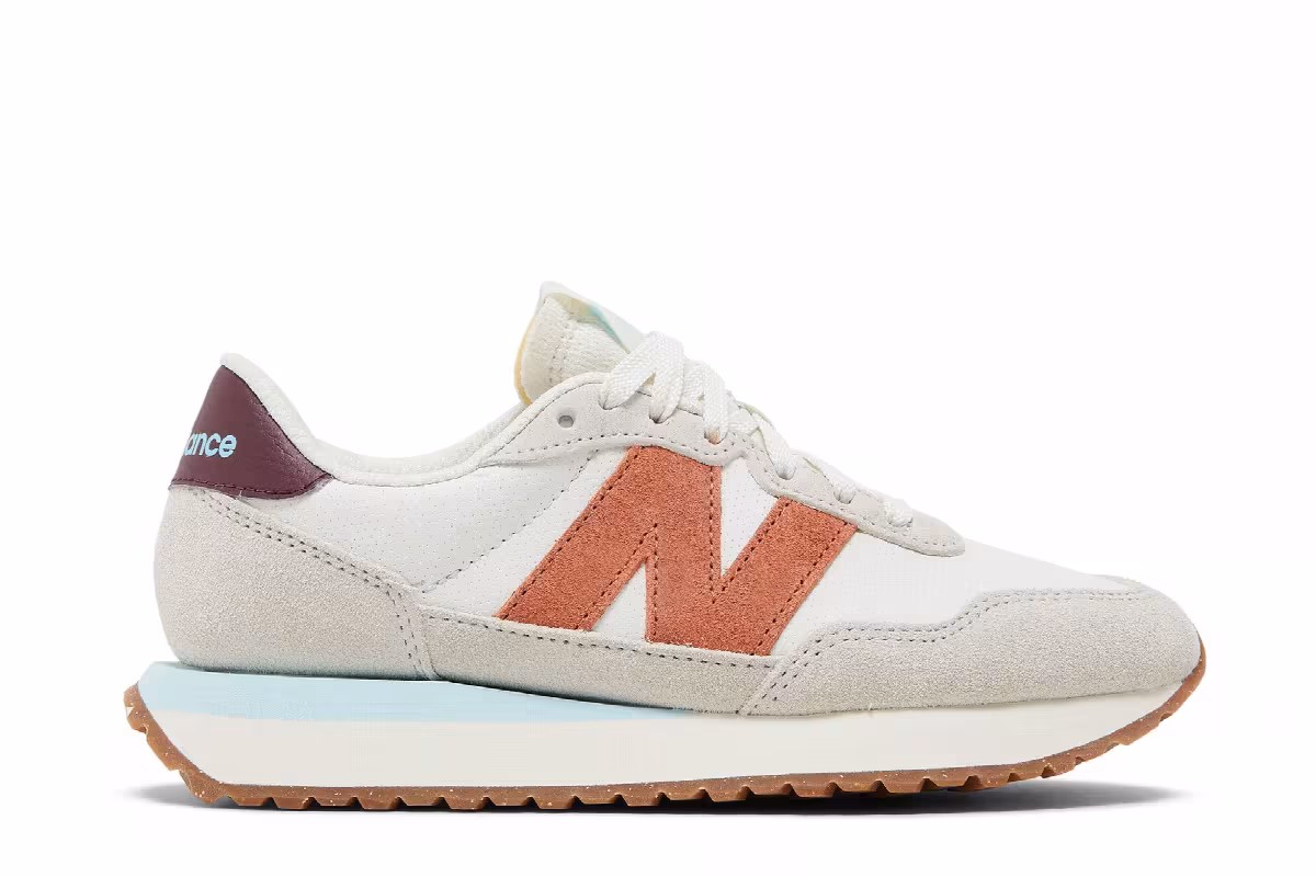New Balance Women's 237 Sea Salt Soft Copper, view 2