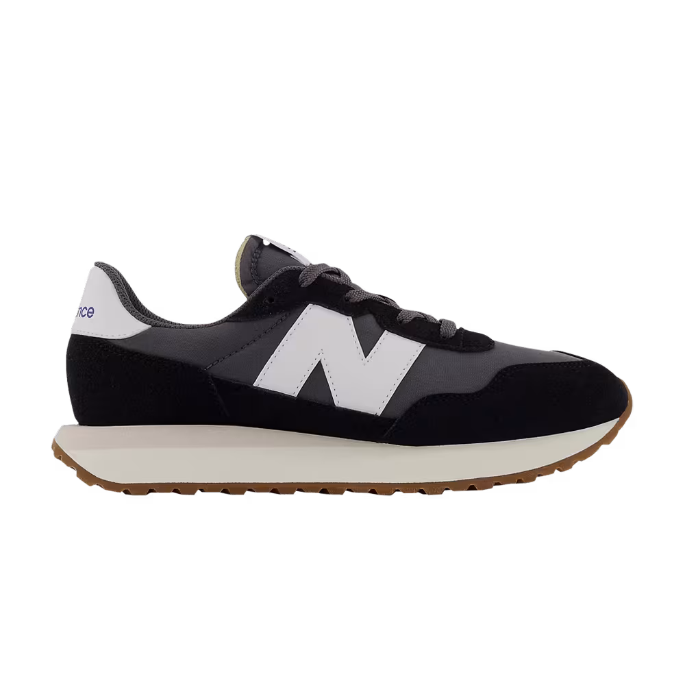 New Balance 237 Big Kid Wide Black Moonbeam