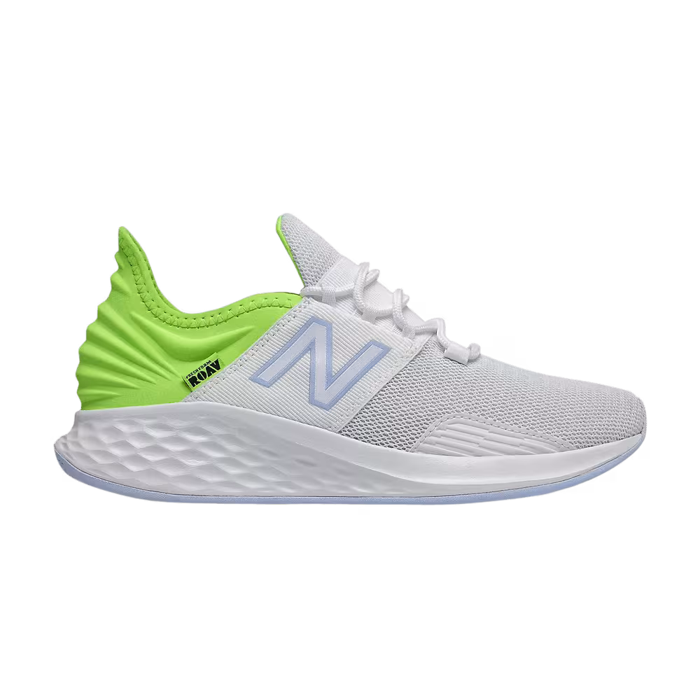 New Balance Women's Fresh Foam Roav White Lime Glo