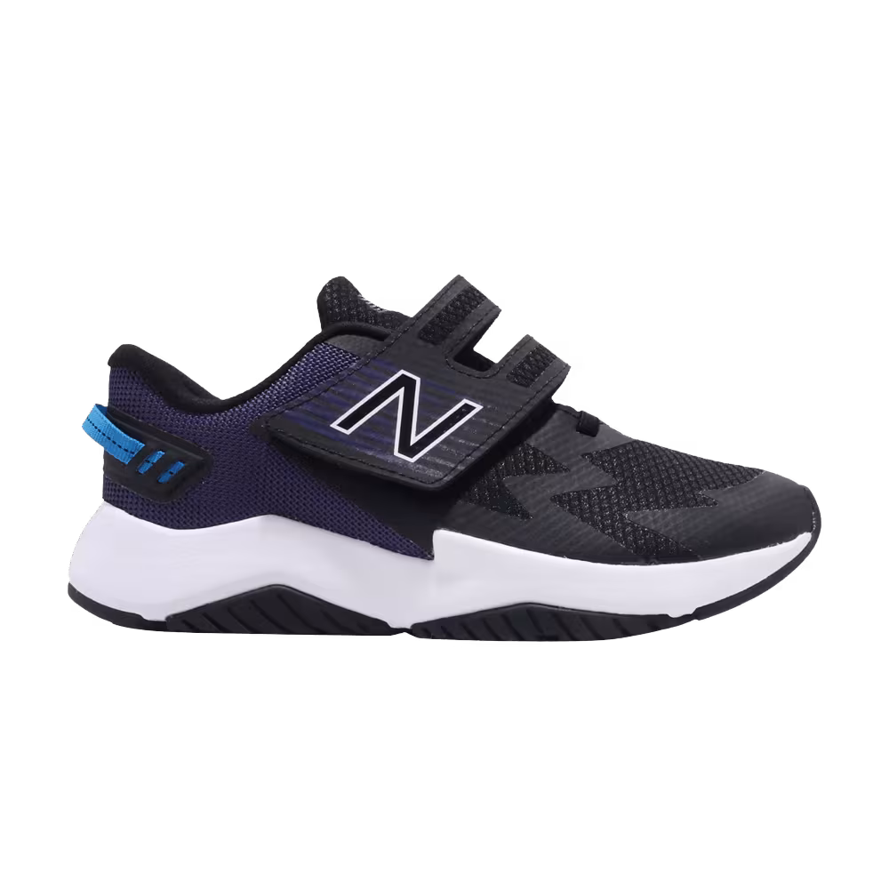 New Balance Fresh Foam Roav Wide Little Kids Black White Purple