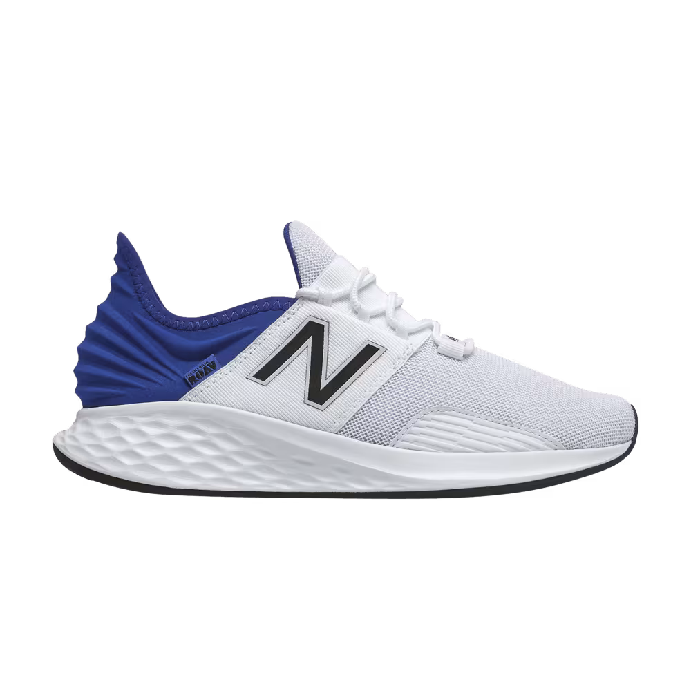 New Balance Fresh Foam Roav 2E Wide White Team Royal