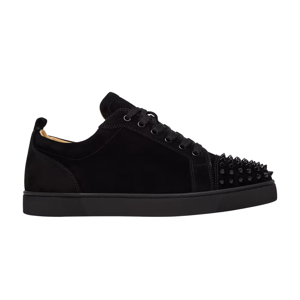 Christian Louboutin Louis Junior Spikes Flat Taupe