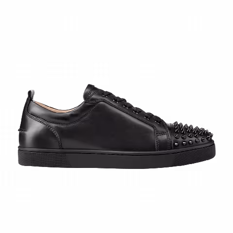 Christian Louboutin Louis Junior Spikes Flat 'Black'
