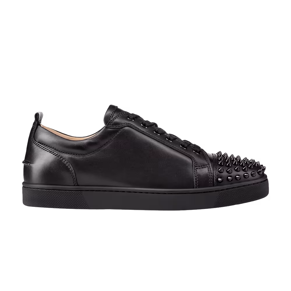 Christian Louboutin Louis Junior Spikes Flat Black