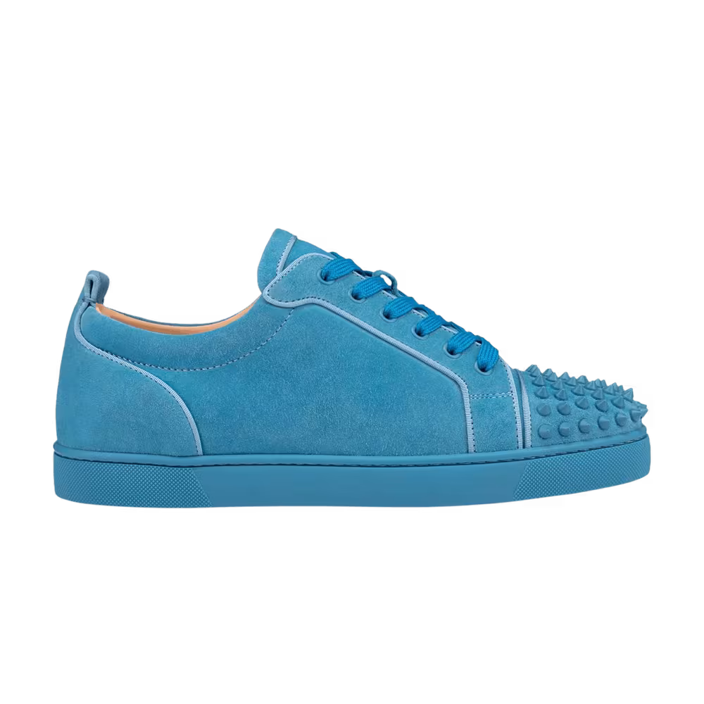 Christian Louboutin Louis Junior Spikes Orlato Flat Blue