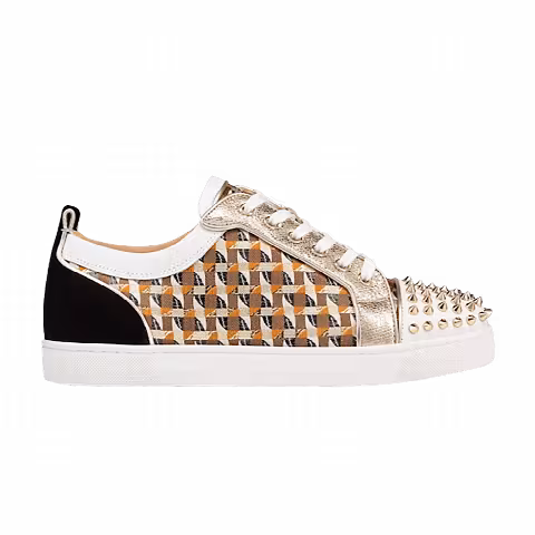 Christian Louboutin Louis Junior Spikes Orlato 'Golden Jacquard'