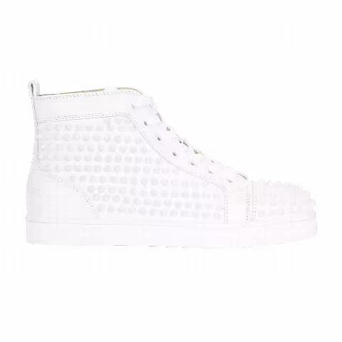 Christian Louboutin Louis Flat Calf Spikes 'Latte'