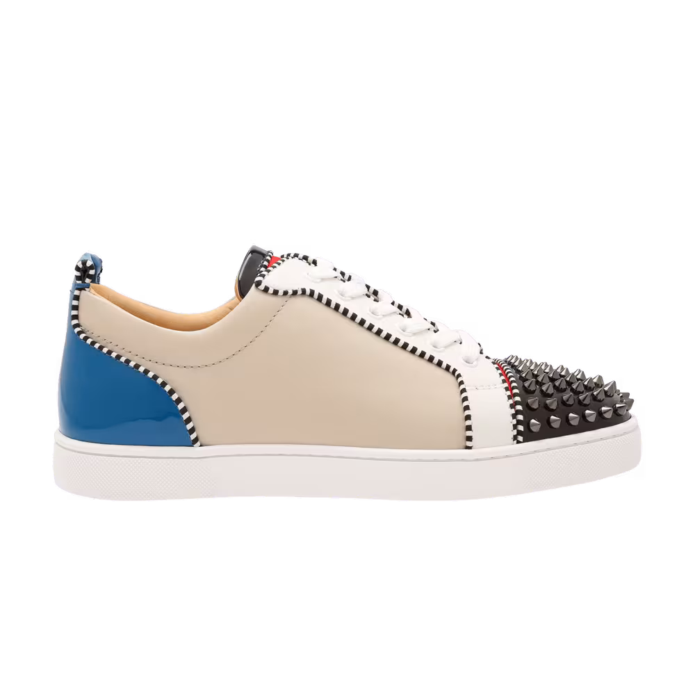 Christian Louboutin Louis Junior Spikes Orlato Flat Multi-Color