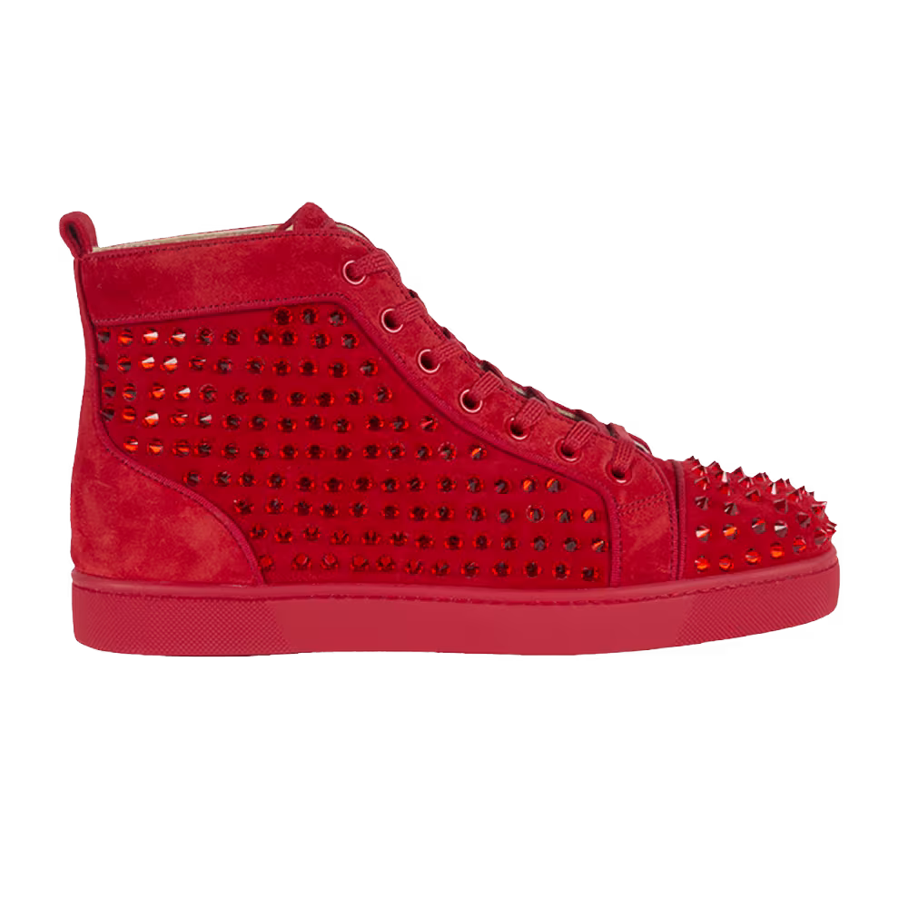 Christian Louboutin Louis Flat Calf Spikes Version Loubi