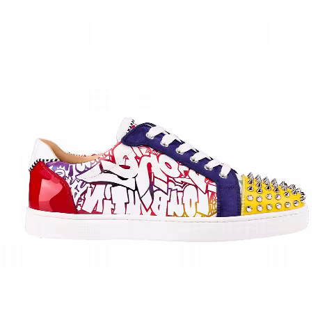 Christian Louboutin Seavaste Spikes Flat 'Street Art'