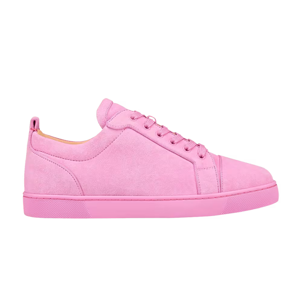 Christian Louboutin Louis Junior Spikes Orlato Flat Pink Confettis