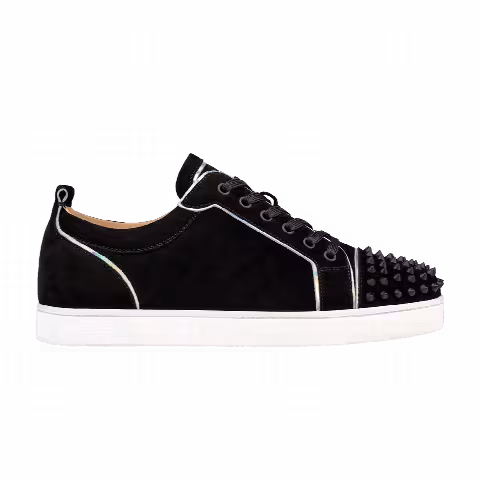 Christian Louboutin Louis Junior Spikes Orlato Flat 'Black'