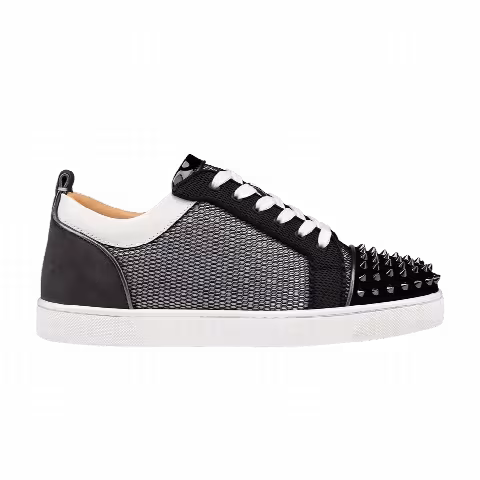 Christian Louboutin Louis Junior Spikes 'Black White'