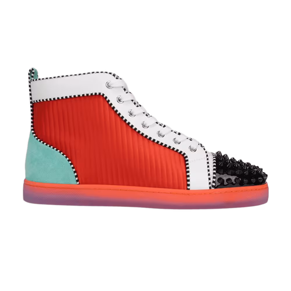 Christian Louboutin Lou Spikes Orlato High Multi-Color