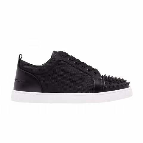 Christian Louboutin Louis Flat Calf Spikes 'Black'