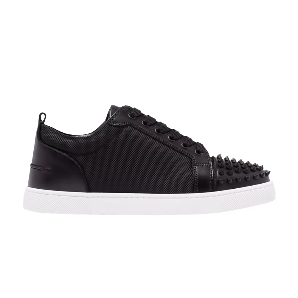 Christian Louboutin Louis Flat Calf Spikes Black