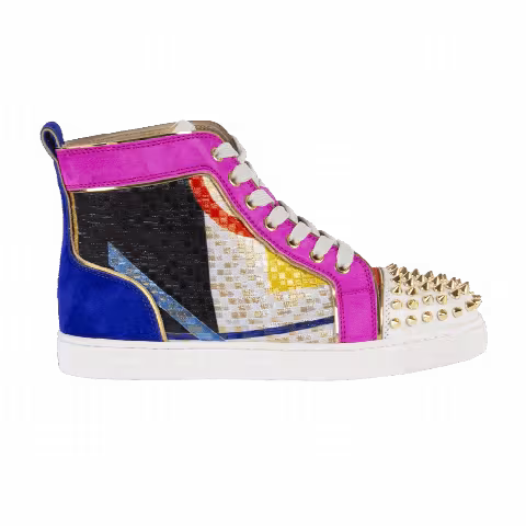 Christian Louboutin Louis Flat Calf Spikes 'Multi-Color'