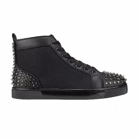 Christian Louboutin Louis Flat Calf Spikes 'Black'