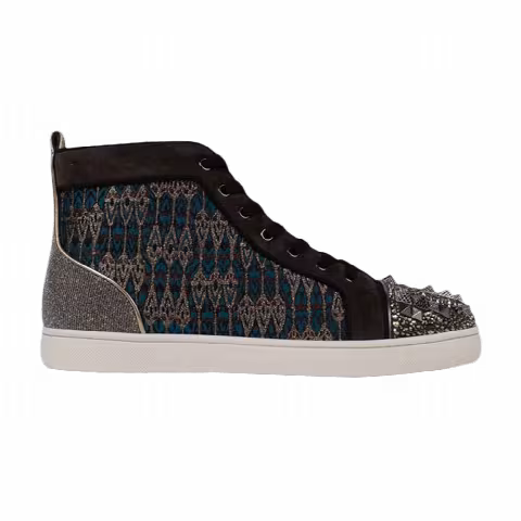 Christian Louboutin Louis Flat Calf Spikes 'Version Multi'