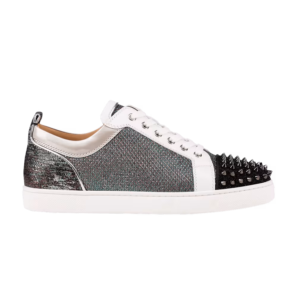 Christian Louboutin Louis Flat Calf Spikes Studded Black