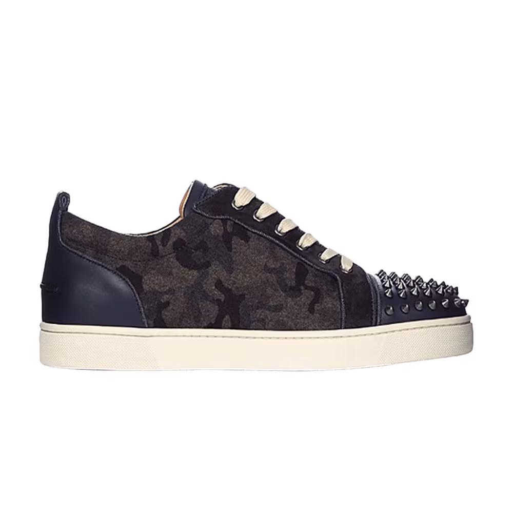 Christian Louboutin Louis Flat Calf Spikes Camo