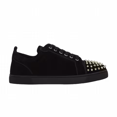 Christian Louboutin Louis Junior Spikes 'Black'