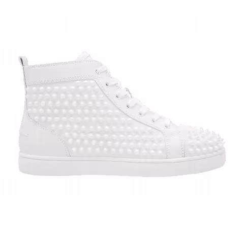 Christian Louboutin Louis Flat Calf Spikes 'Latte'