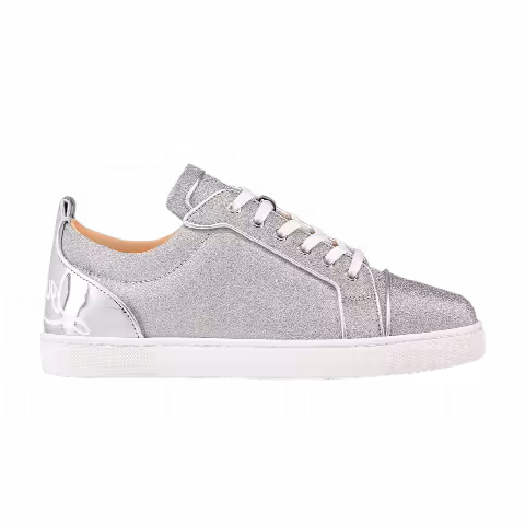 Christian Louboutin Fun Louis Junior Flat Calf Low 'Glitter'