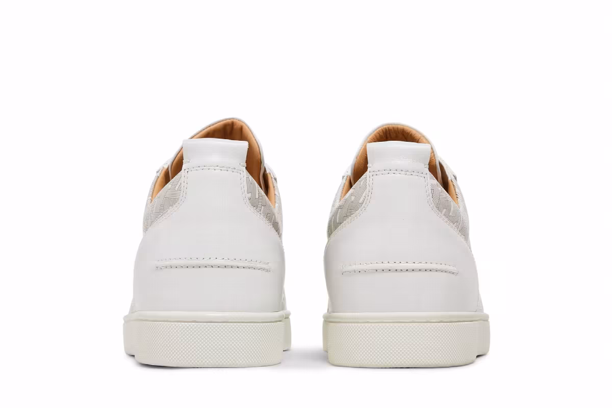 Christian Louboutin Louis Flat Art Deco - White, view 7