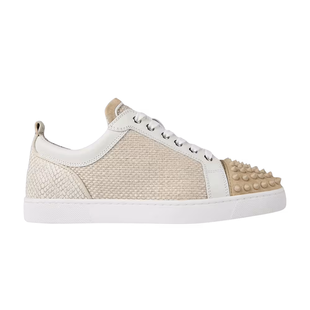 Christian Louboutin Louis Junior Spikes Orlato Natural