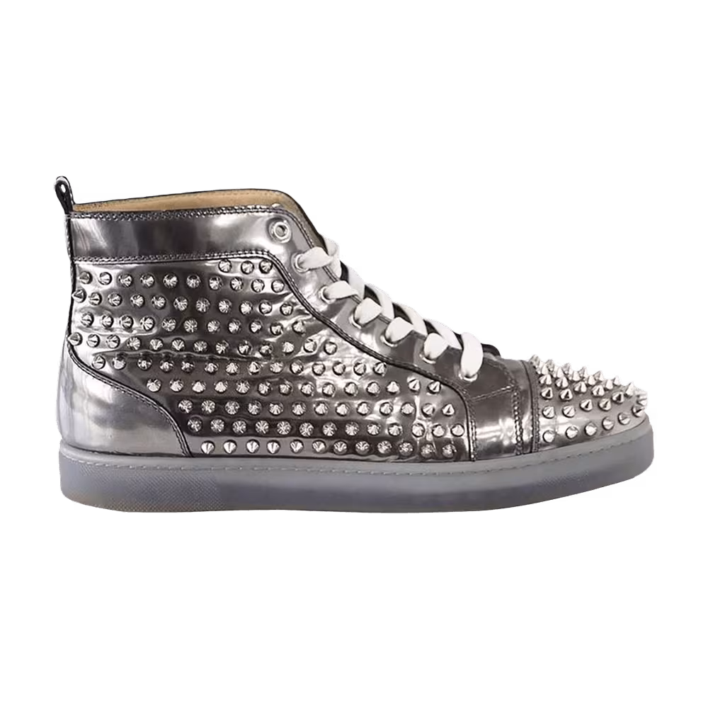 Christian Louboutin Louis Flat Silver