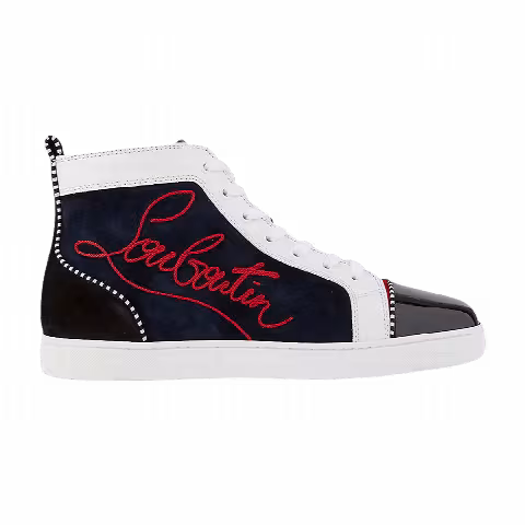 Christian Louboutin Louis Flat High 'Logo Print - Version Multi'