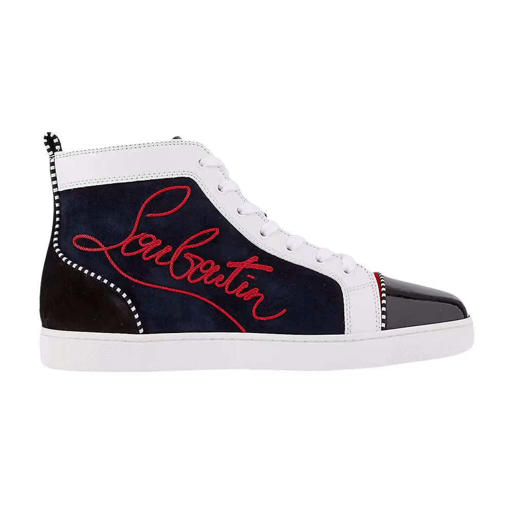 Christian Louboutin Louis Flat High Logo Print - Version Multi
