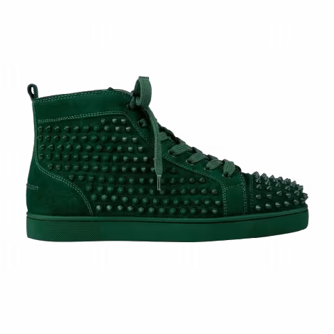 Christian Louboutin Louis Flat VV Spikes 'Jungle Green'
