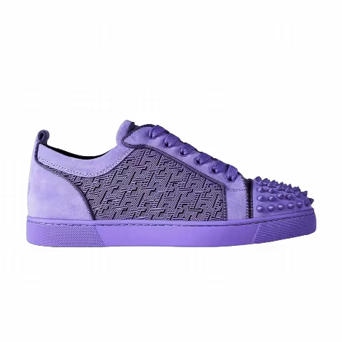 Christian Louboutin Louis Junior Spikes Orlato Flat 'Purple'
