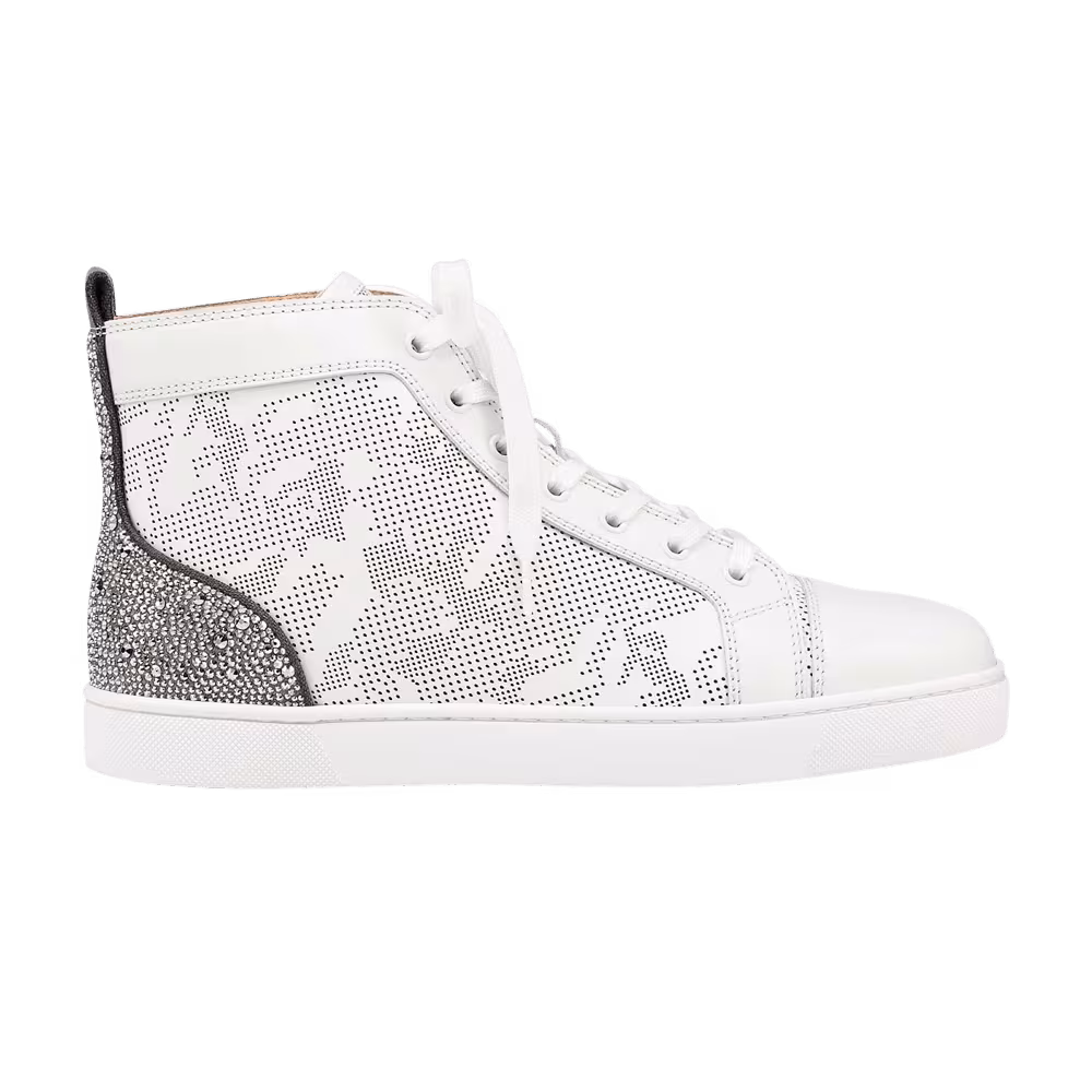 Christian Louboutin Louis SP Strass White