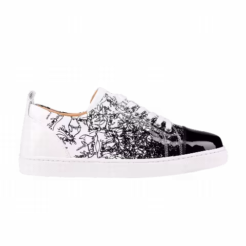 Christian Louboutin Wmns Louis Flat 'White Black'