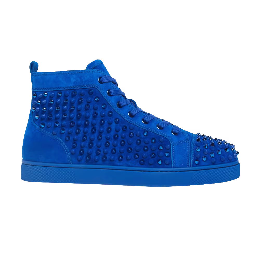Christian Louboutin Louis Flat Suede Spikes Cycle