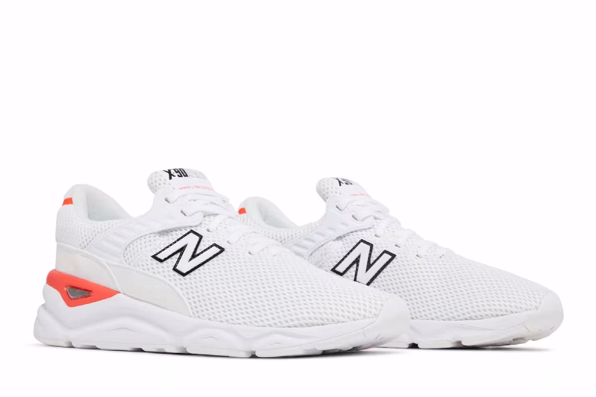 New Balance X-90 White Orange, view 9