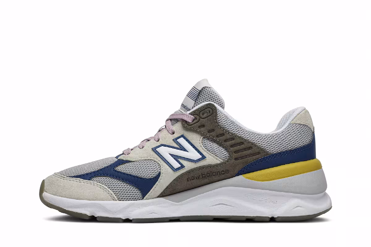 Reformation x New Balance Women's X-90 Reconstructed Andromeda Blue, view 4