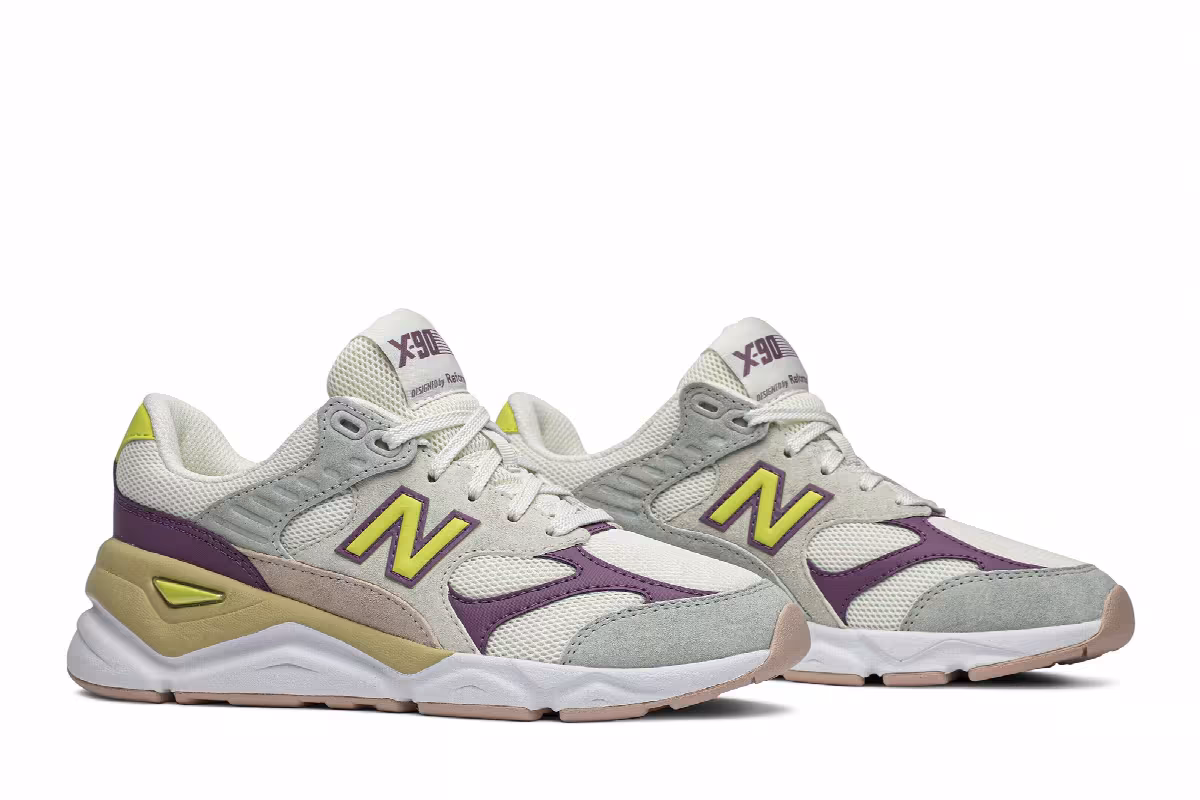 Reformation x New Balance Women's X-90 Reconstructed Mint Cream, view 9