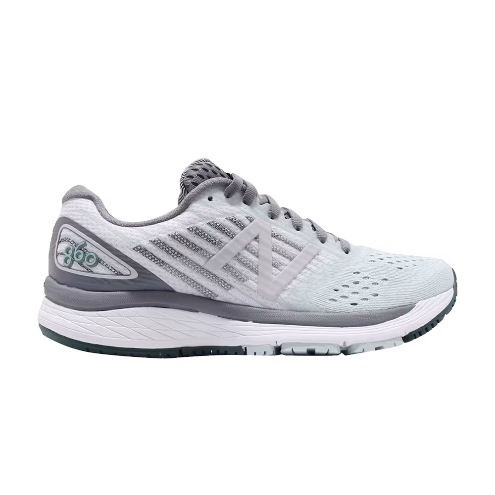 New Balance Women's 860 Wide Blue White