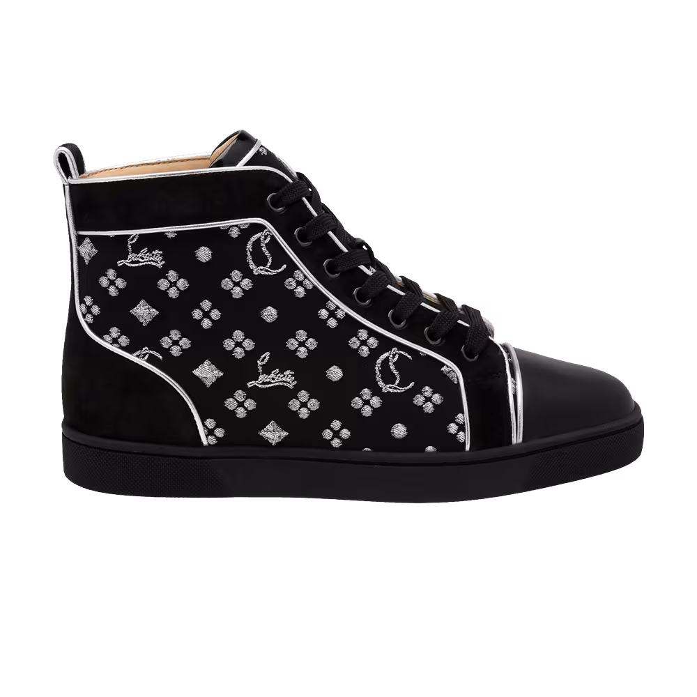 Christian Louboutin Louis Orlato Black Silver