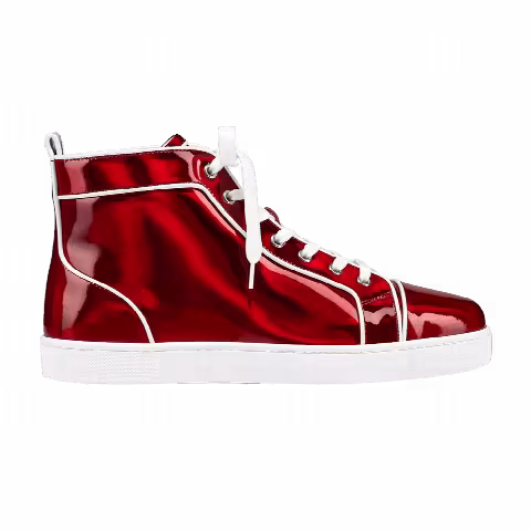 Christian Louboutin Louis Orlato Flat 'Red Patent Psychic'