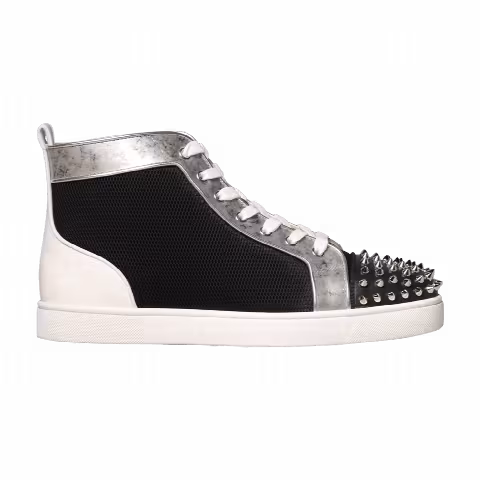 Christian Louboutin Louis Spikes Orlato Flat 'Black Grey'