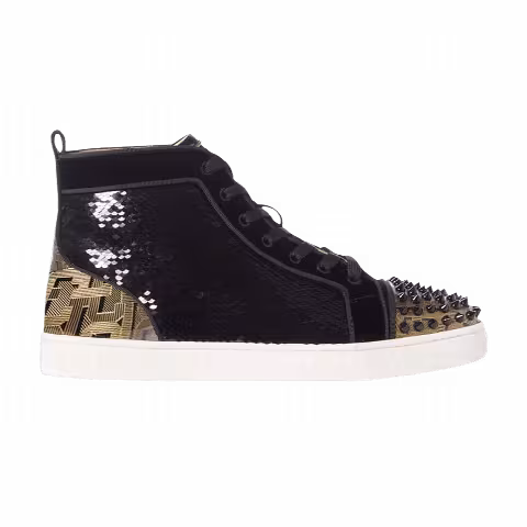 Christian Louboutin Louis Spikes Orlato High 'Black'